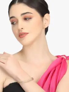 Adwitiya Collection 24CT Gold-Plated Handcrafted Cuff Bracelet