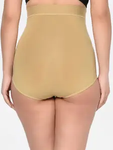 Bodycare Women Beige High-Waisted Body Shaper Shorts