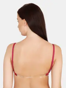 Zivame Red Solid Non-Wired Non Padded T-shirt Bra ZI10TBCORE00RED
