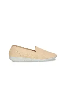 Carlton London sports Women Beige Solid Ballerinas