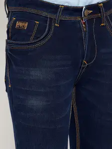 Canary London Men Blue Skinny Fit Low-Rise Clean Look Stretchable Jeans