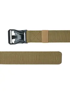Kastner Men Khaki Woven Design Belt