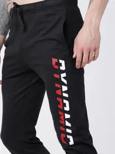 HIGHLANDER Men Black Solid Slim-Fit Track Pants