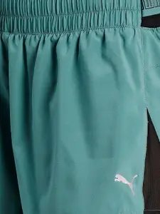 Puma Women Blue Solid Regular Fit RUN COOLadapt WOVEN Sports Shorts