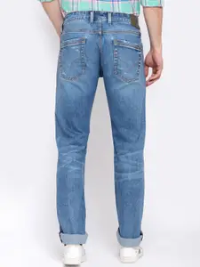 Pepe Jeans Men Blue Slim Fit Mid-Rise Mildly Distressed Jeans