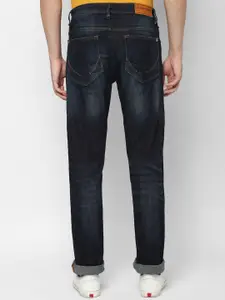 Allen Solly Men Navy Blue Skinny Fit Mid-Rise Clean Look Jeans