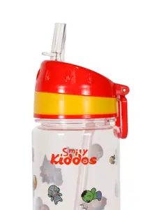 Smily Kiddos Kids Red & Yellow Marvel Super Heroes Printed Water Bottle