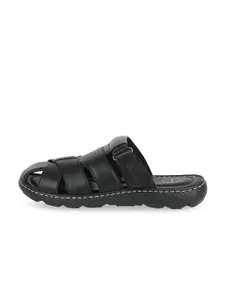Bata Men Black Fisherman Sandals