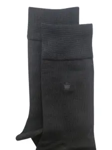 Louis Philippe Men Pack Of 3 Solid Calf-Length Socks