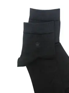 Louis Philippe Men Pack Of 3 Solid Above Ankle-Length Socks