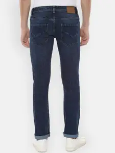 Louis Philippe Jeans Men Navy Blue Slim Fit Jeans