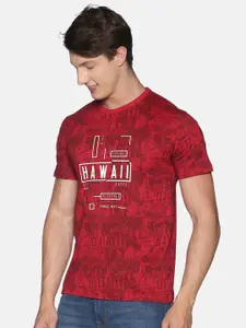Force NXT Men Printed Pack of 1 Super Combed Cotton T-Shirt