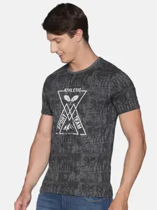 Force NXT Men Printed Pack of 1 Super Combed Cotton T-Shirt