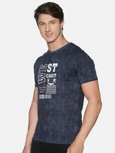 Force NXT Men Printed Pack of 1 Super Combed Cotton T-Shirt