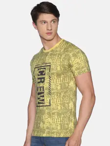 Force NXT Men Printed Pack of 1 Super Combed Cotton T-Shirt