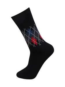 Bonjour Men Pack Of 3 Assorted Calf-Length Socks
