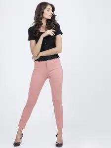 Tokyo Talkies Black Fitted Top