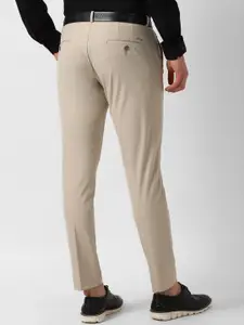 Louis Philippe Sport Men Khaki Slim Fit Regular Trousers