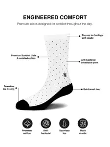 SockSoho Men Pack Of 3 Patterned Above Ankle-Length Socks