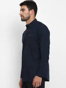 Royal Enfield Men Navy Blue Casual Shirt