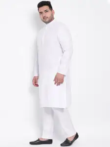 hangup trend Men White Pure Cotton Kurta with Pyjamas