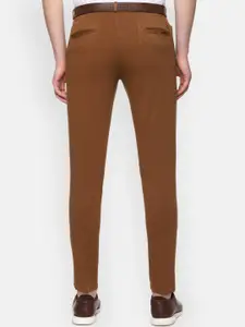 Louis Philippe Sport Men Brown Slim Fit Regular Trousers
