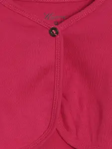 Kryptic Girls Pack of 2 Black & Pink Shrug