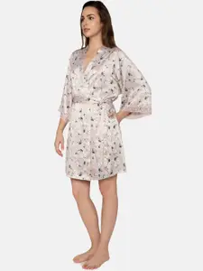 Triumph Aqua Rosie Soft 3/4th Sleeve Robe