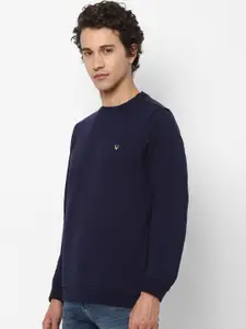 Allen Solly Men Navy Blue Sweatshirt