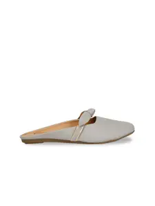 Denill Women Grey Mules Flats