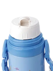 Disney Kids Blue & Black Mickey Mouse Printed Stainless Steel Flask Water Bottle