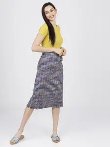 Tokyo Talkies Women Yellow Regular Crop Top