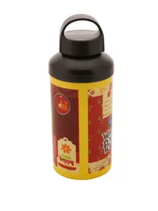 Disney Kids Yellow & Red Pooh Printed Stainless Steel Double Walled Water Bottle
