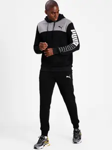 Puma Men Black Up N Down Hoodie