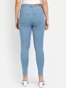 BROADSTAR Women Blue Stretchable High Rise Slim Fit Jeans