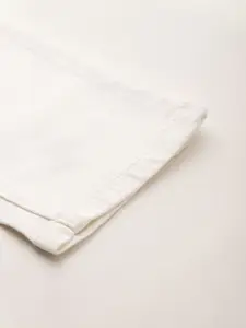 Harvard Men White Slim Tapered Fit Mid-Rise Clean Look Stretchable Jeans