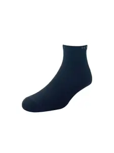 Peter England Men Pack Of 3 Black Solid Above Ankle-Length Socks