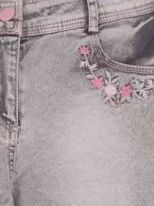 CUTECUMBER Girls Grey Solid Regular Fit Regular Shorts