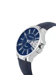 LOREM Men Blue Analogue Watch