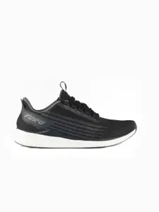 FURO by Red Chief Men Black Mesh Running Shoes