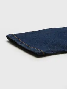 Flying Machine Women Navy Blue Veronica Skinny Fit Heavy Fade Stretchable Jeans