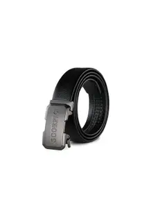 Kastner Men Black Solid Scorpio Belt