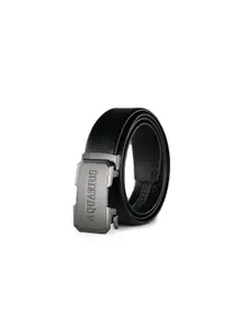 Kastner Men Black Aquarius Belt