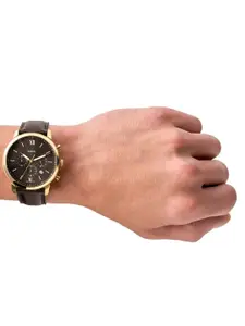 Fossil Men Brown Analogue Watch FS5763