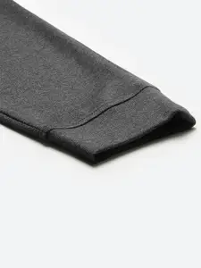 Tommy Hilfiger Men Charcoal Grey Solid Joggers