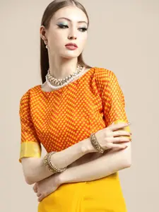 Saree mall Solid Linen Blend Saree with Printed border