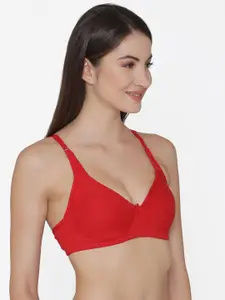 Clovia Cotton Rich Non-Padded Non-Wired Bra With Double Layered Cups