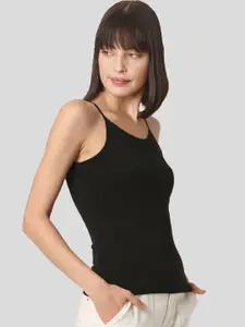 Vero Moda Women Black Solid Regular Top