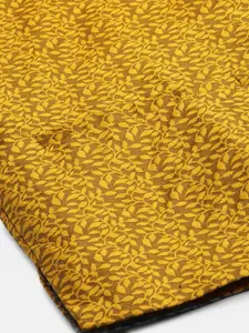 SOJANYA Men Blue Self Design Jacquard Silk Kurta with Churidar & Nehru Jacket