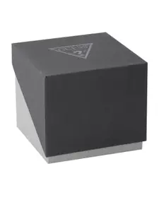 GUESS Men Silver-Toned & White Dial Analogue Watch GW0203G1